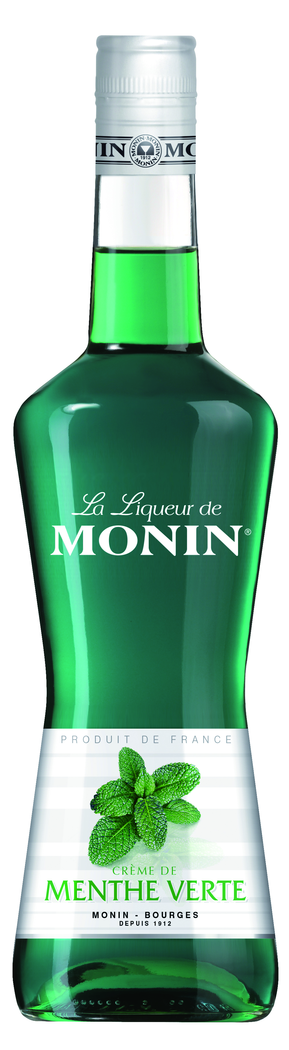 Monin Liqueur - Creme De Menthe Verte (Green Mint) Liqueur 70cl - 20%