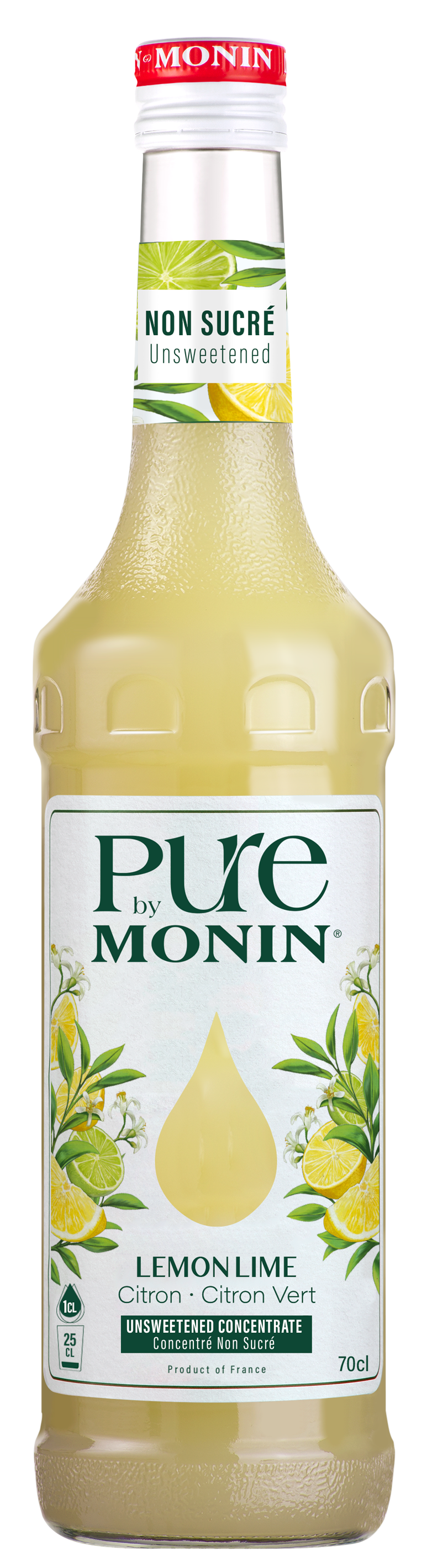 PURE by MONIN Lemon Lime sugar-free concentrate 70cl