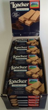 Loacker Cremkakao Wafer (Chocolate) 25x45g Case
