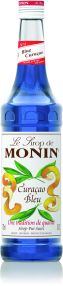 Monin Syrups - Blue Curacao 70cl - Ruined Label good date