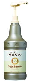Monin White Chocolate Sauce 4x1.89lt (1 case)